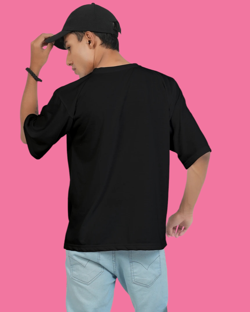 Hope Logo T-shirt Oversized Black Men's