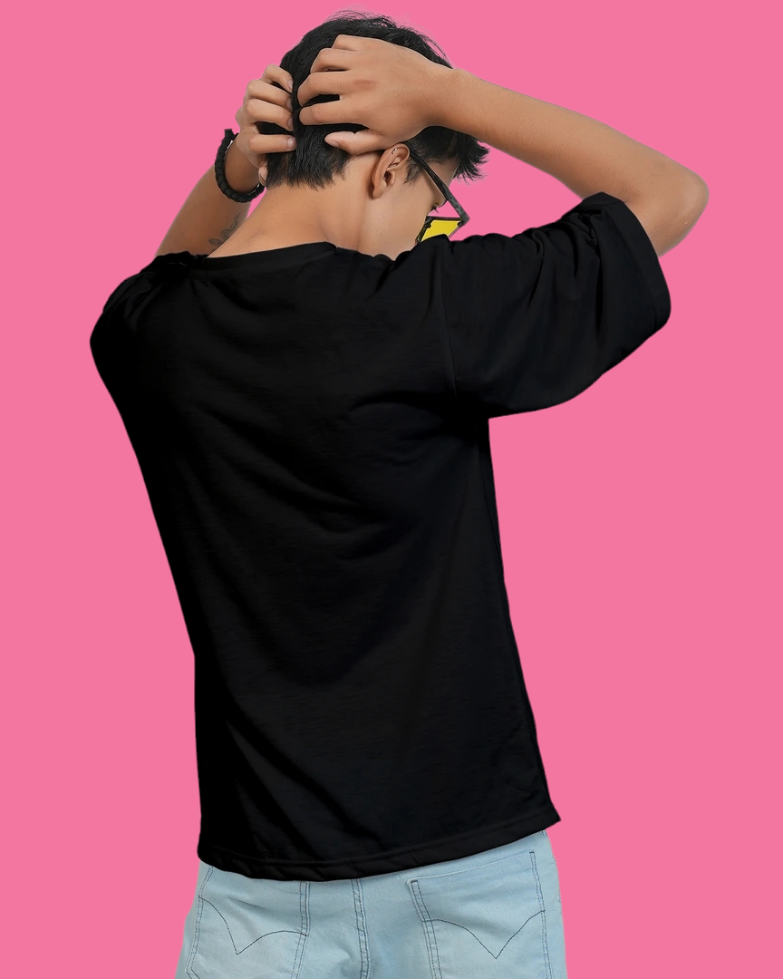 Hope Logo T-shirt Oversized Black Men's