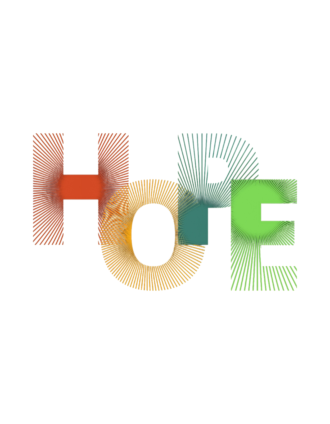 Hope Logo T-shirt Oversized Black Men's