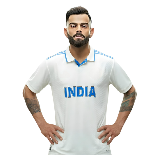 Indian Cricket Team (white) New World Cup Jersey – Player-Edition2024