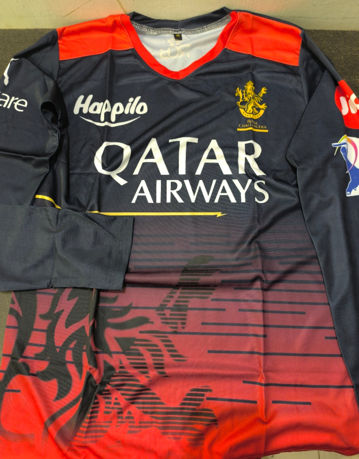 IPL RCB Full Sleeve Jersey official Fan Edition 2023