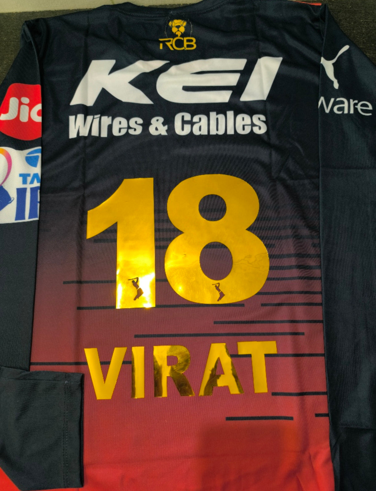 IPL RCB Full Sleeve Jersey official Fan Edition 2023