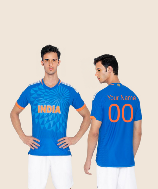 Customized T20 Indian cricket Jersey 2023-Fan Editing