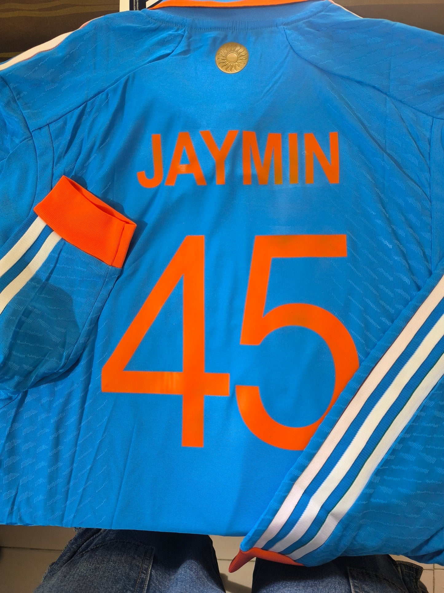 Customized Team India Full Sleeve Jersey 2023-24 - Player Edition