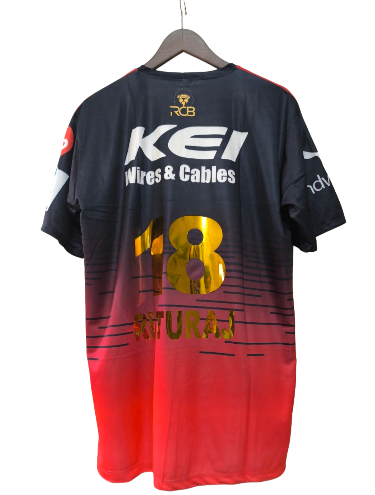 Customized RCB Half sleeve IPL jersey (Official)2023Fun- Edition