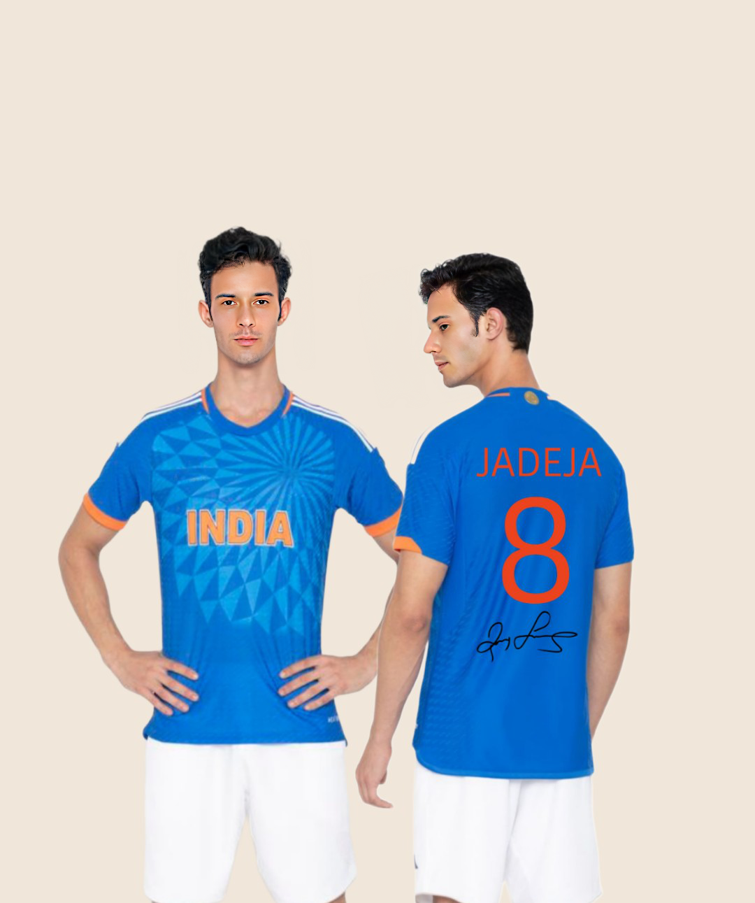 Jadeja signature Edition jerseys 2023-24- Fan Edition