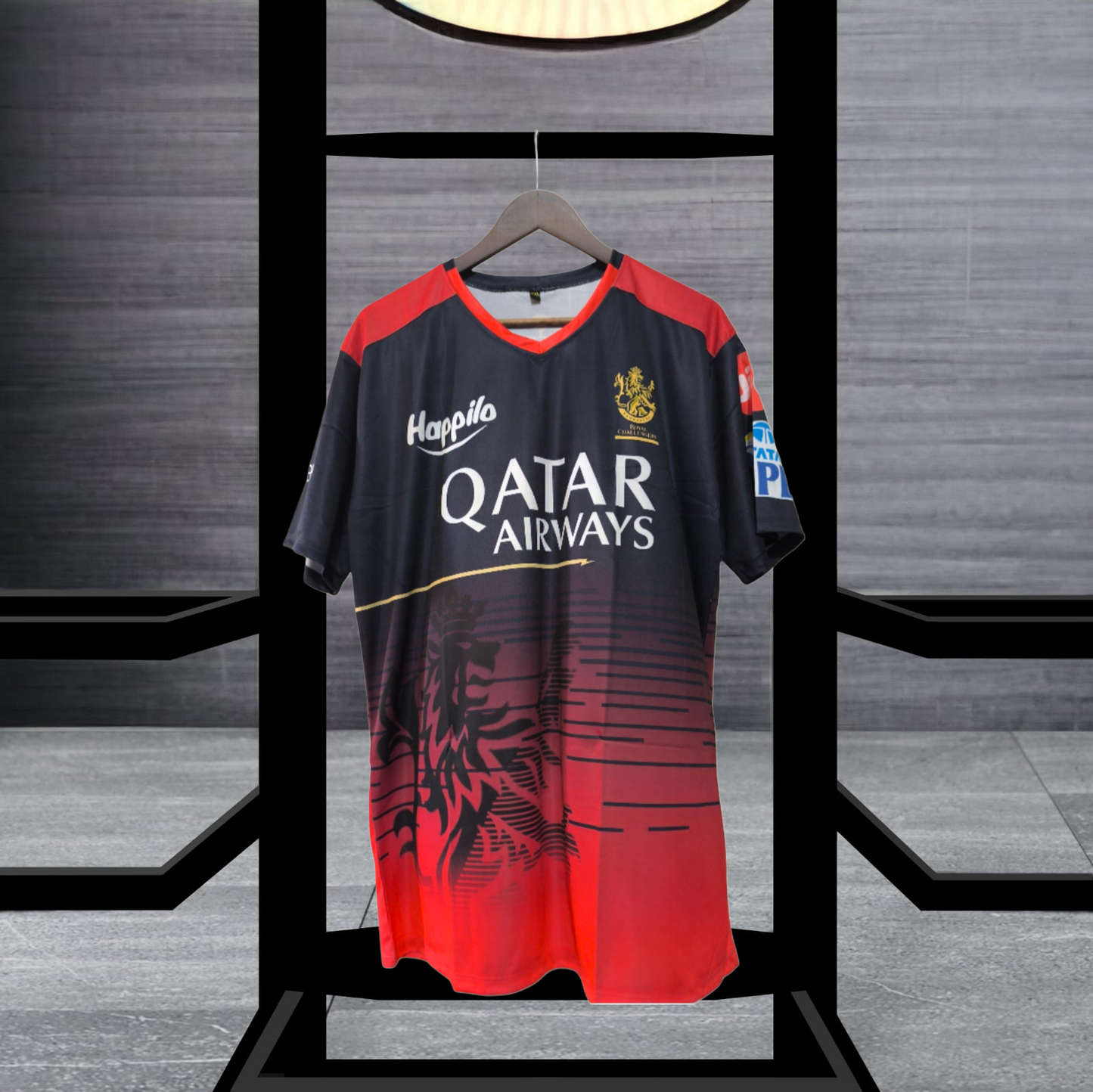 Customized RCB Half sleeve IPL jersey (Official)2023Fun- Edition
