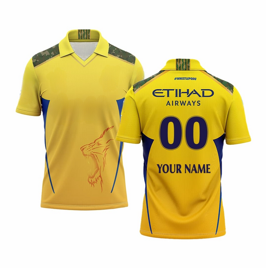 CSK jerseys 2024 customized your Name and number and Customized jerseys Dhoni signature Edition jerseys 