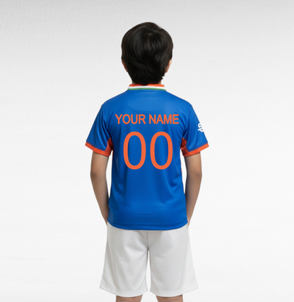 Premium Kids' Team India Cricket Jersey – 2026 Fan Edition