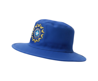 Official Indian Cricket Umpire Sun Hat – Royal Blue