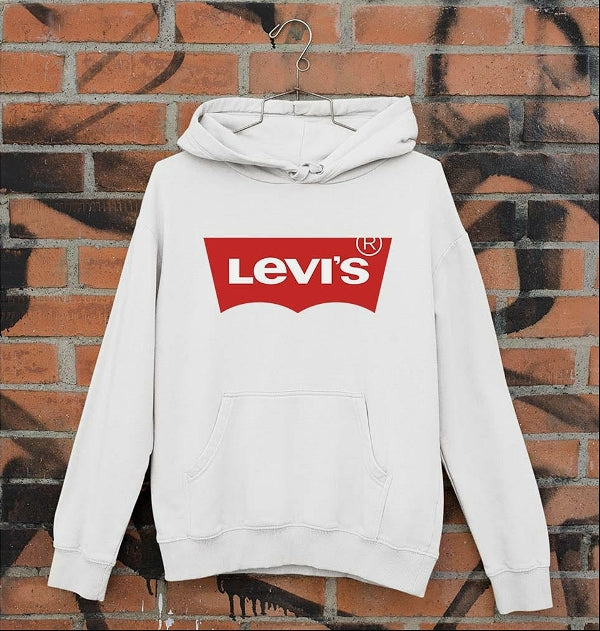 Levis Winter Shirt Fleece Hoodies White Congaroo Pocket