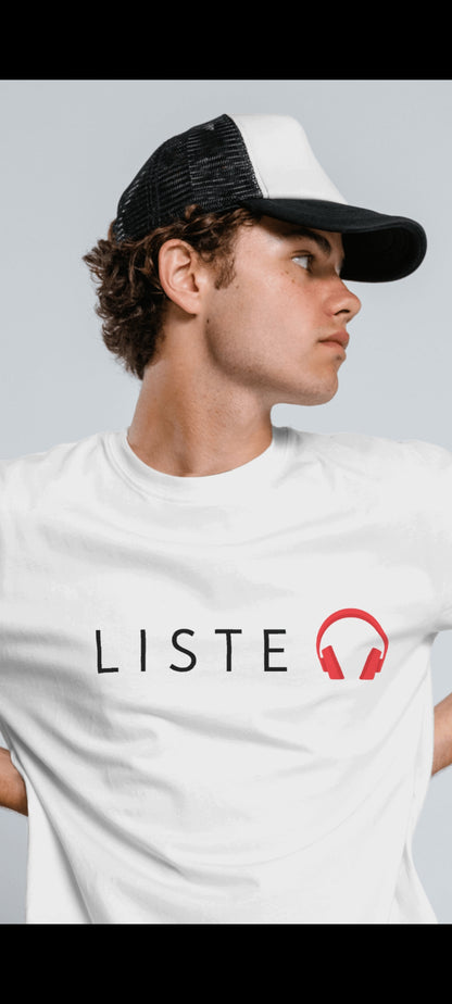 Leste  Printed White Men's  T-shirt