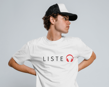 Leste  Printed White Men's  T-shirt