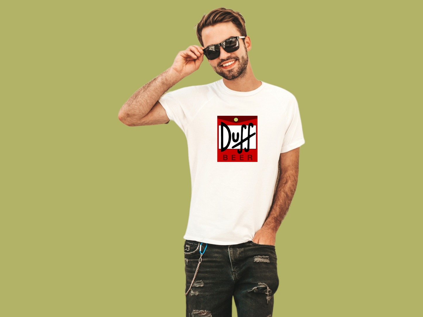 Duff Beer (Printed) Men's T-Shirt