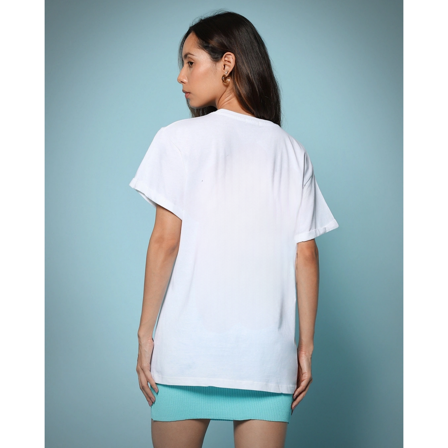 Don't Quit Self (Printed )White Women's T-Shirt