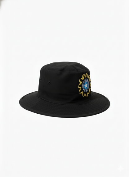 Official Indian Cricket Umpire Sun Hat – Black