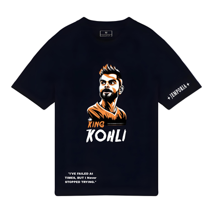 Virat Kohli  Black Oversized T-shirt primium quality