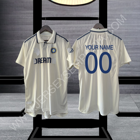 Customised New 2025 white colour Jersey