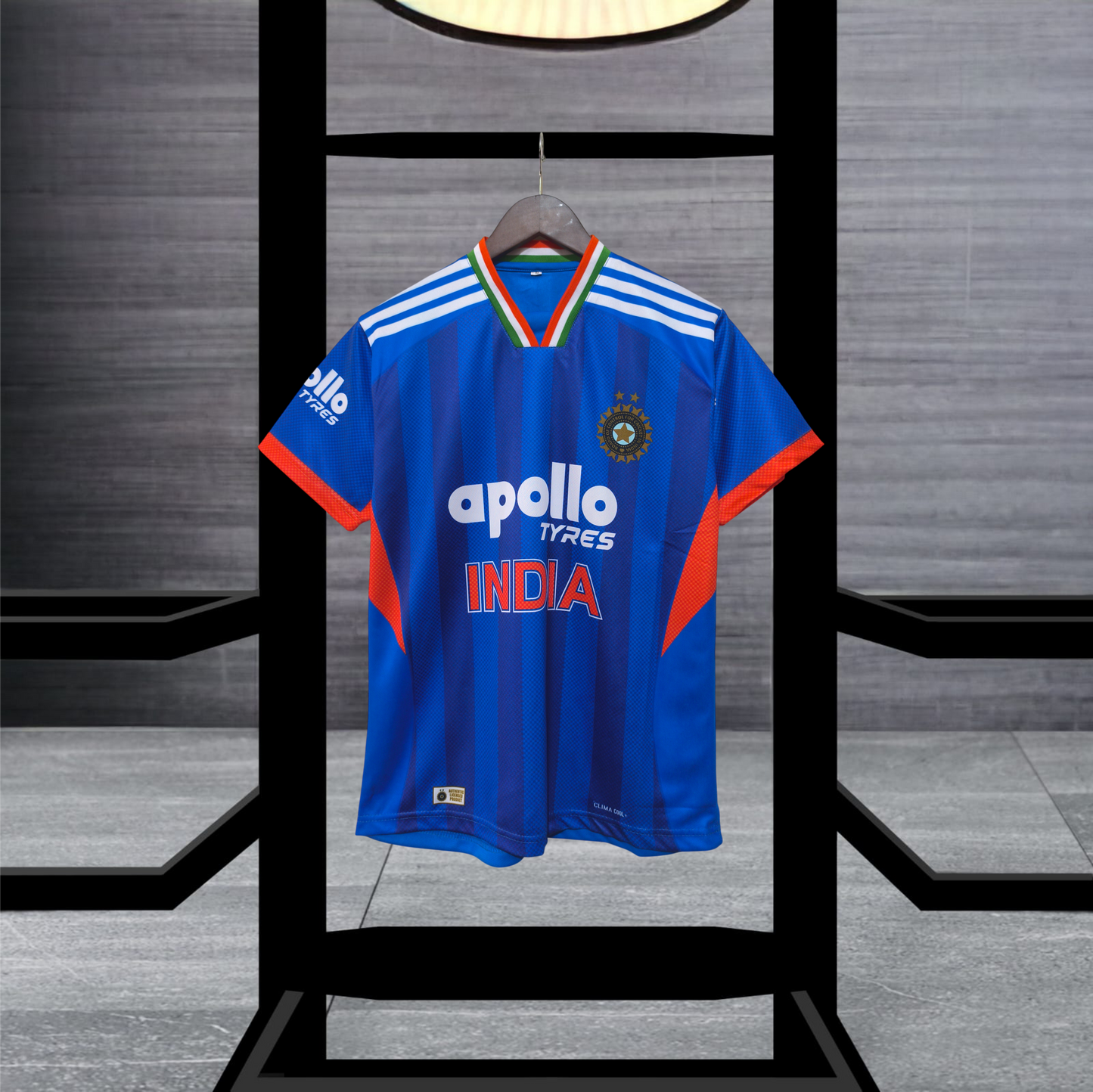 Custom Blue T-20 Style 2026 Fan Jersey