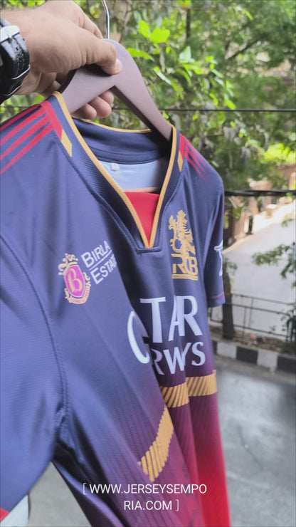 Customised RCB jersey 2025