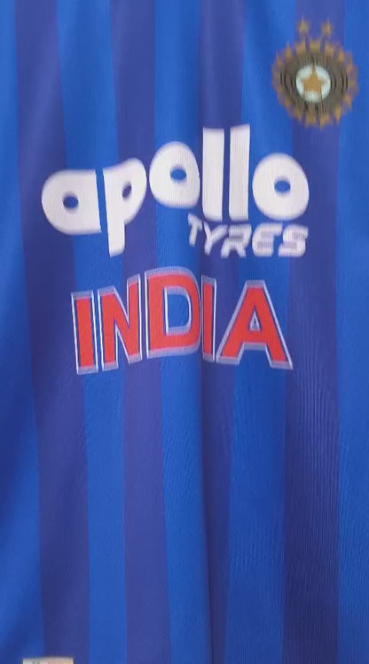 Custom Blue T-20 Style 2026 Fan Jersey