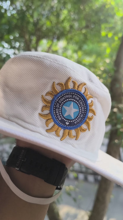 India white colour Umpire cap