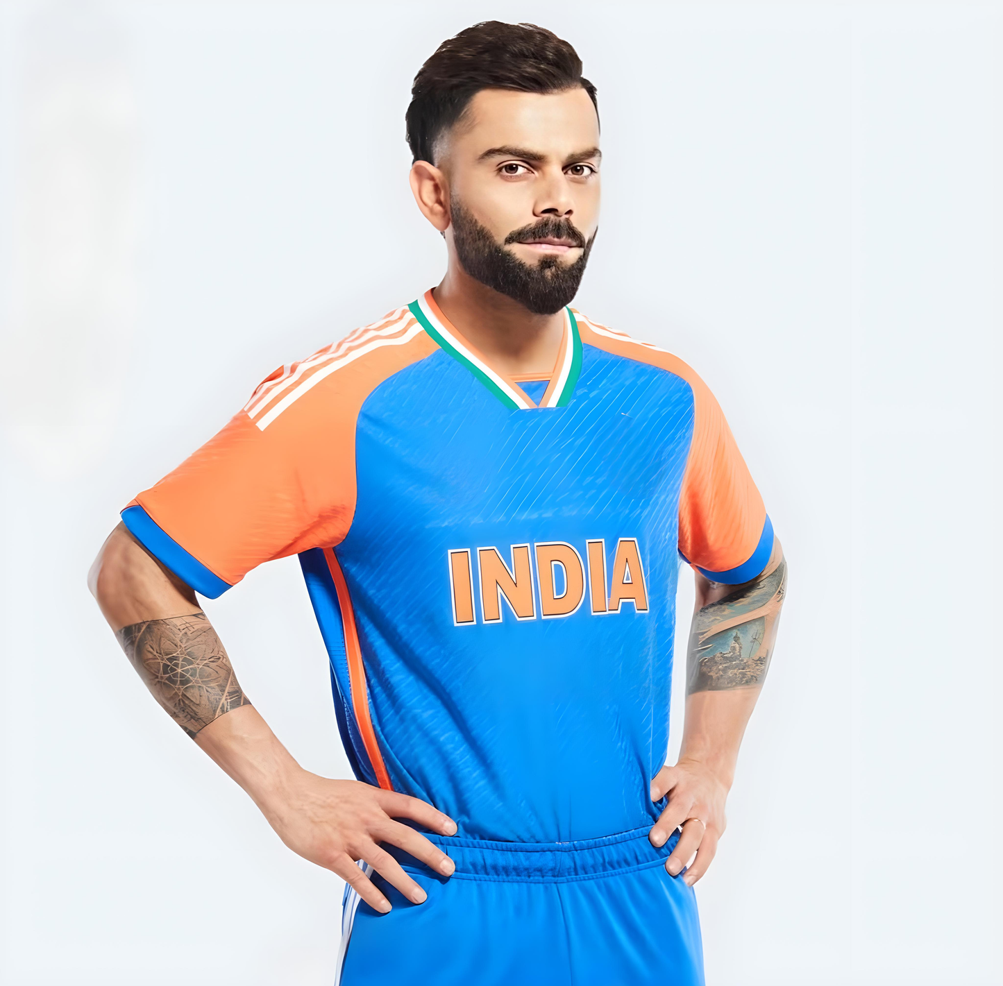 India T20 World Cup Team India New Jersey Nike T 20 Kohli In New