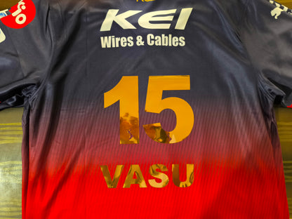 COD Customised RCB  Jersey (CASH ON DELIVERY ADVANCE PAYMENT 200₹ AND 750₹ CASH ON DELIVERY)                    *TOTAL AMOUNT:950₹*
