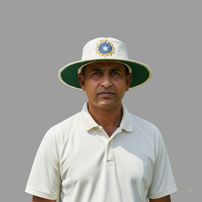 India white colour Umpire cap
