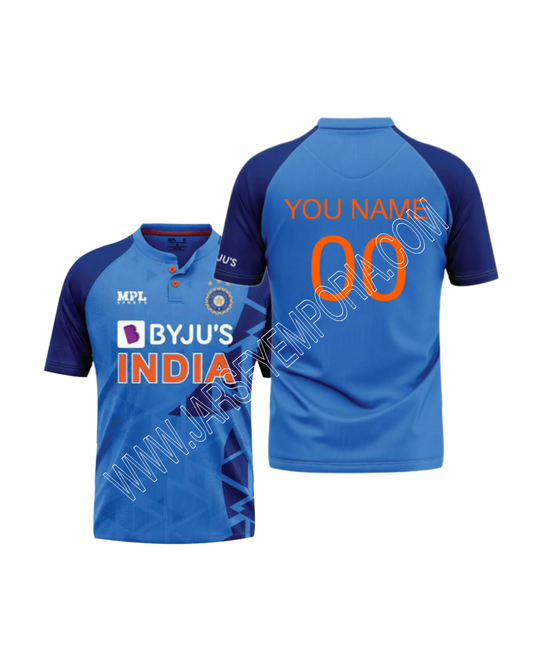 Customized Indian Cricket Team New Jersey 2023-24 – Fan Edition – Jerseys  Emporia