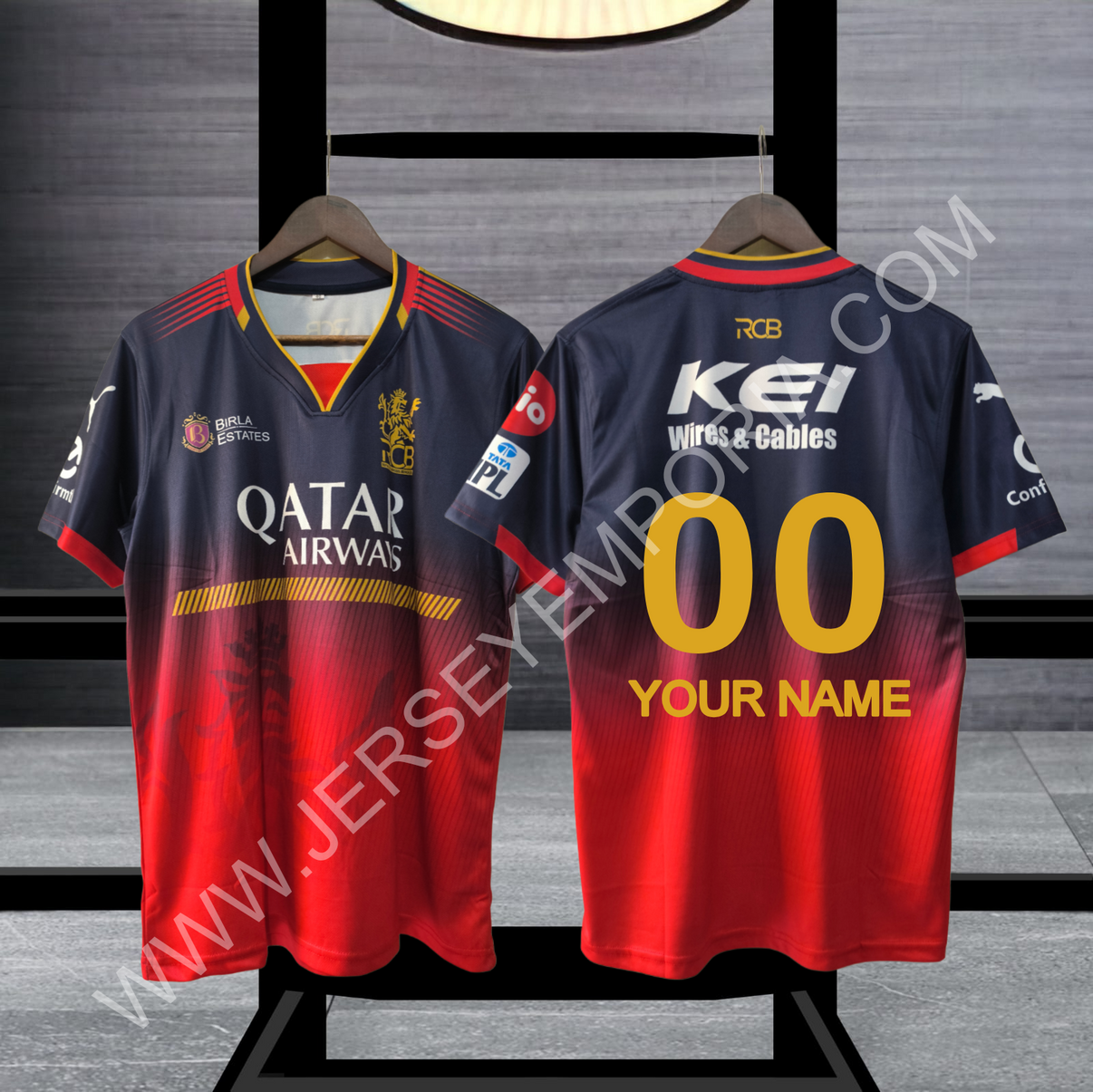 New Customized RCB Jersey Fan edition2025 Jerseys Emporia