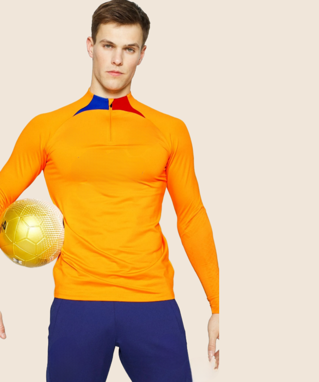 BARCELONA ORANGE TRACKSUIT 2023/24