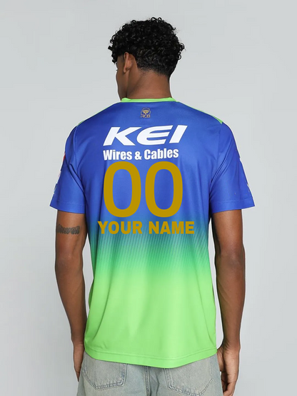 IPL customized RCB green Jersey 2024 player-Edition
