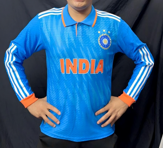 Indian ODI full sleeve Jersey 
Customised india jersey 
Full sleeve t-shirt 
ODI Jersey 
ODI full sleeve
Full sleeve ODI Jersey 
