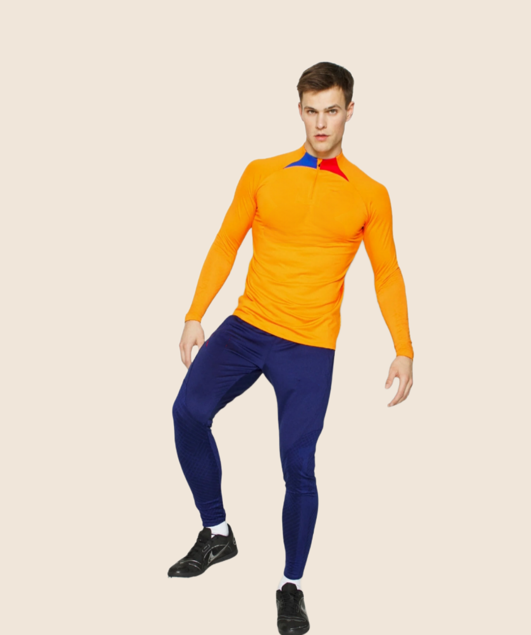 BARCELONA ORANGE TRACKSUIT 2023/24