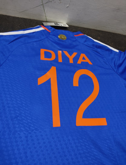 Customized  Indian cricket Jersey 2023-Fan Editing