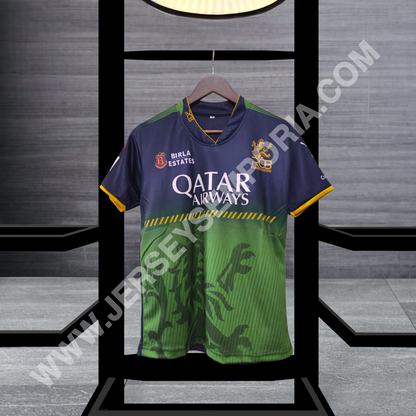 Customised RCB green colour Jersey 2025