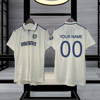 Customised New 2025 white colour Jersey