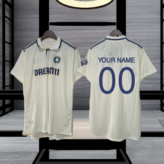 Customised New 2025 white colour Jersey