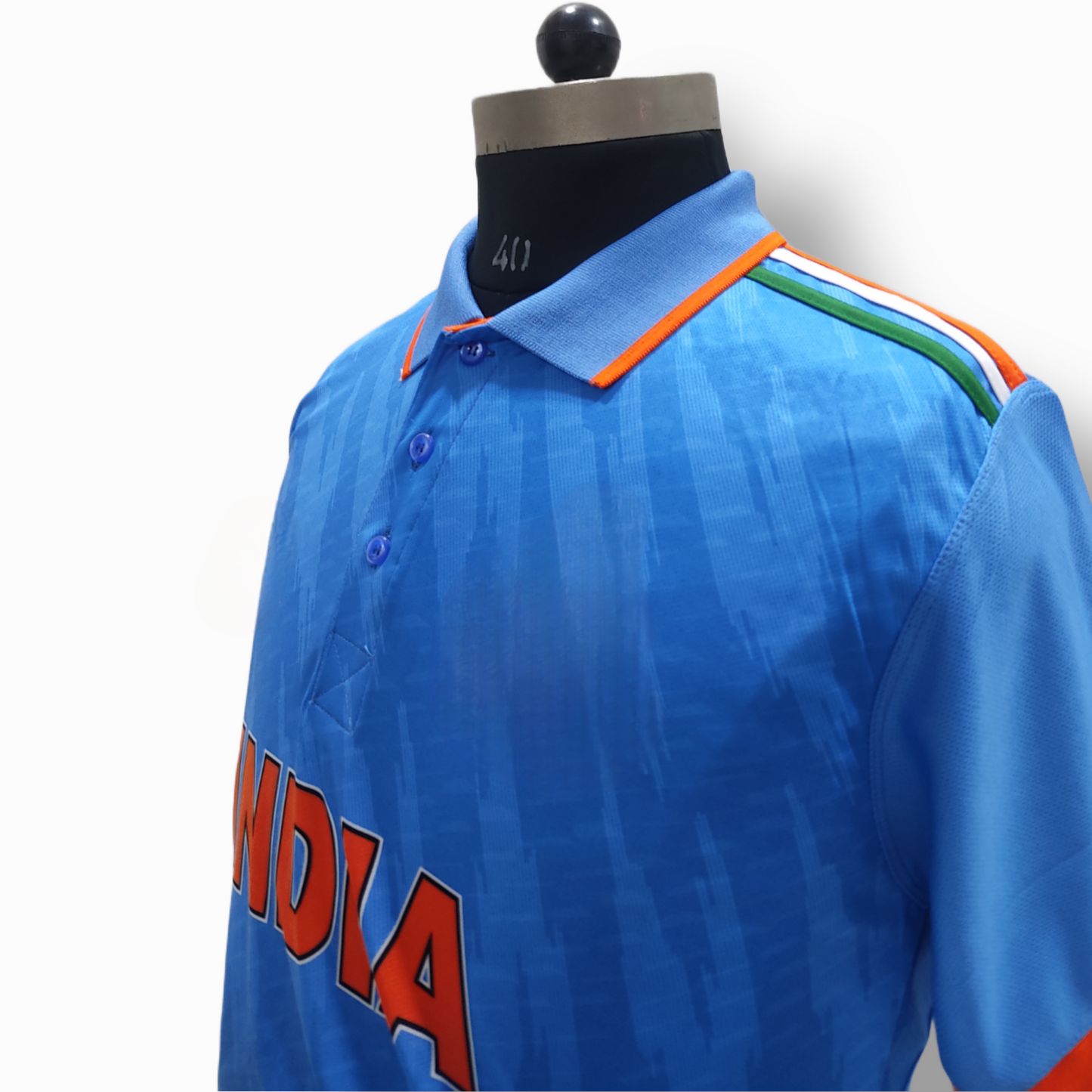 Customized  New India World Cup Tiranga Strip Jersey 2023- Fan Edition