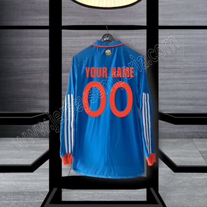 Customized Team India Full Sleeve Jersey 2023-24 - Player Edition