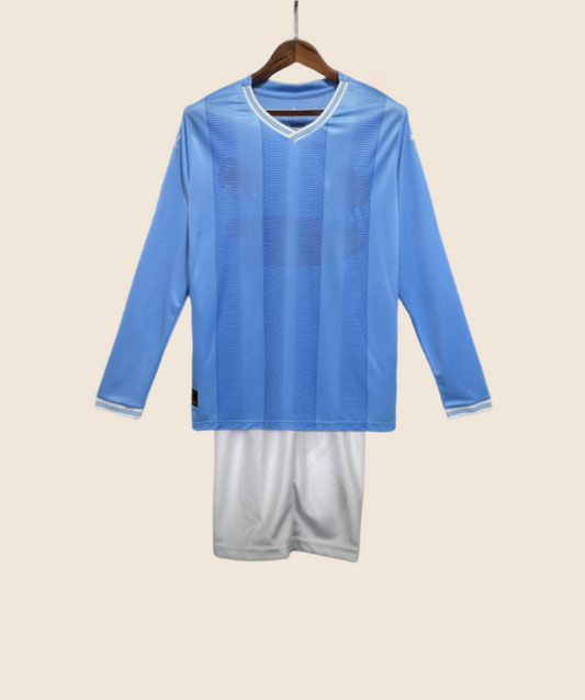 MANCHESTER CITY FULL SLEEVE 2023-2024 HOME KIT - Fan Edition