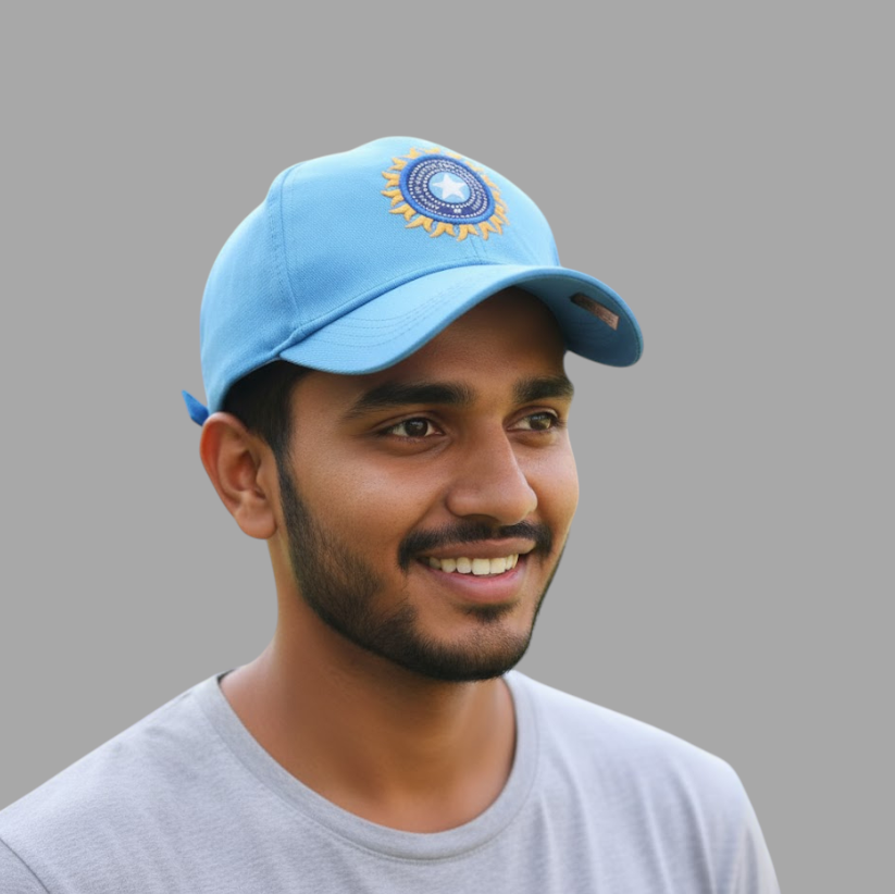 Indan Cap sky blue Color