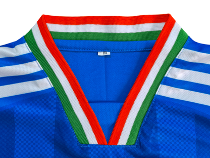 Custom Blue T-20 Style 2026 Fan Jersey