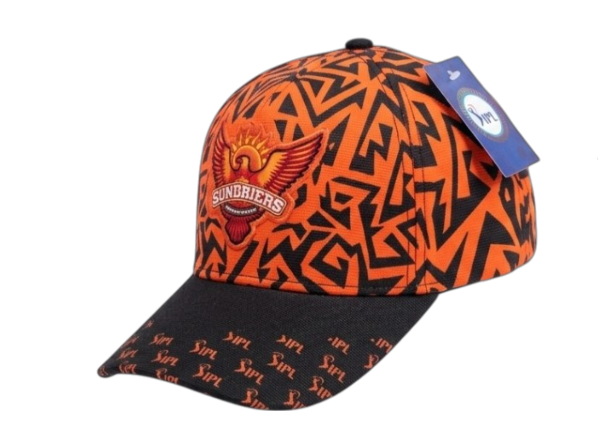 Sunrisers Hyderabad (SRH) "Orange Fire" Fan Cap