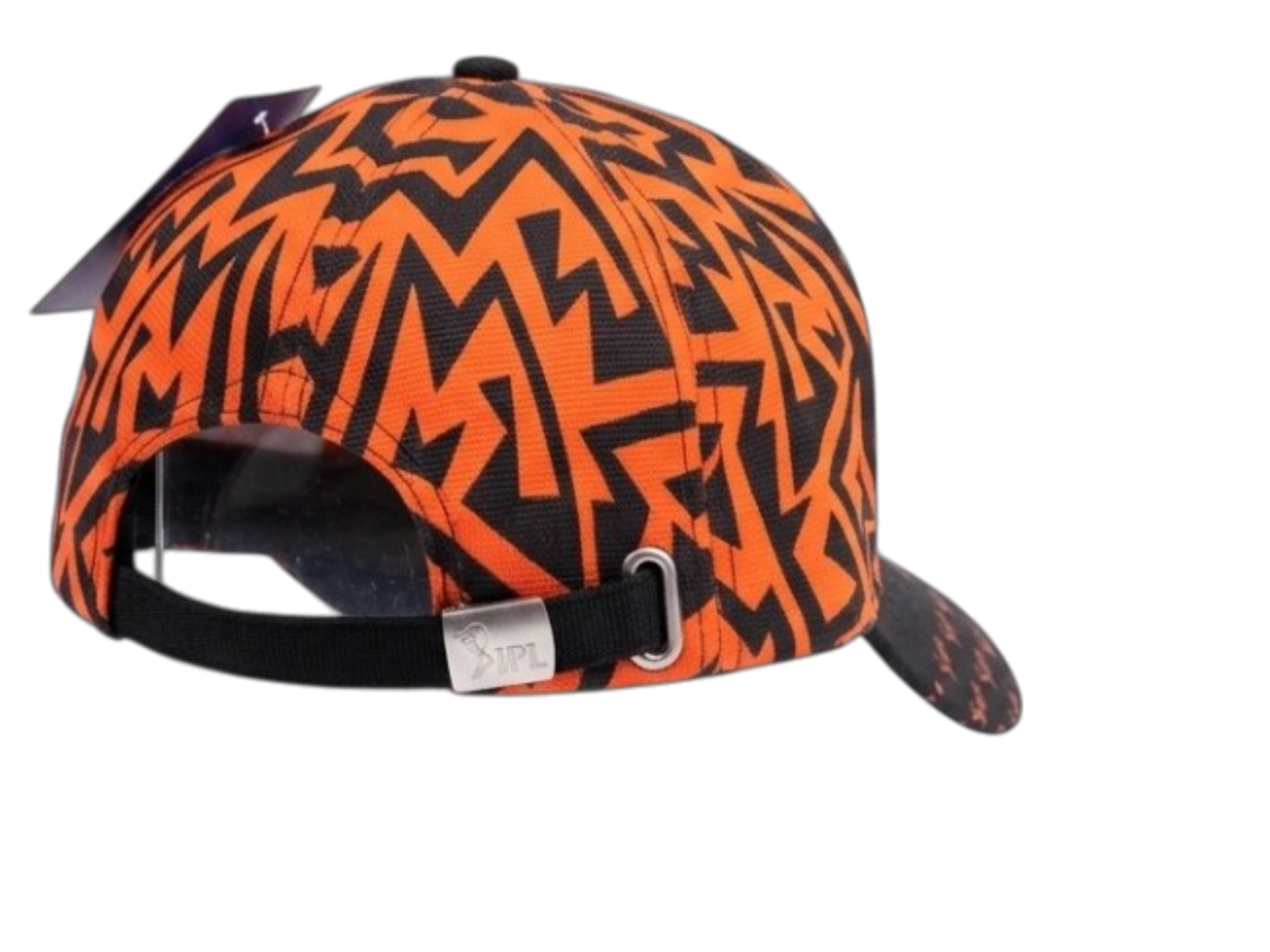 Sunrisers Hyderabad (SRH) "Orange Fire" Fan Cap